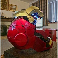 Autoking Iron Man Helmet MK5 1/1 Voice-controlled Mask Transform Cosplay Prop US