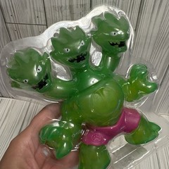 Heroes of Goo Jit Zu Ultra Rare HYDRA Moose Figure Green Three Heads No Package
