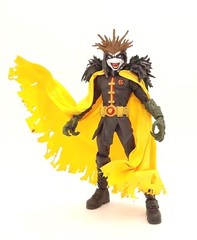 SU-MF-C-RK: 1/12 wired battle damaged yellow cape for McFarlane Robin King