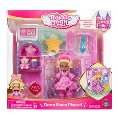 Royale High Dorm Room Playset 1 Doll, 5 Accessories Fits Inside Castle Play…