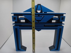 Retro Recognizer / Collector for Tron action figures and lightcycle toys Blk/Blu