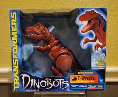 Transformers Beast Machines T-Wrecks Dinobot Complete w/Box & Manual
