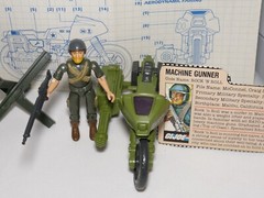 VINTAGE HASBRO G.I. JOE MG DEFENSE FEAT. ROCK ‘N ROLL, ROADBLOCK AND FIREFLY