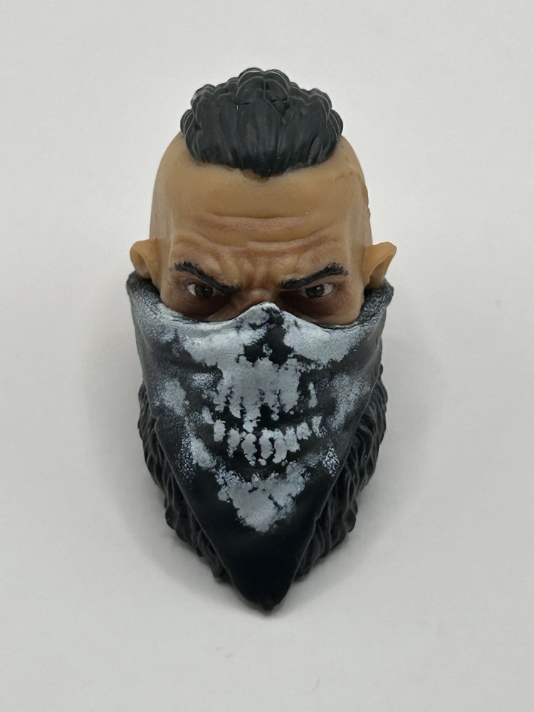 Valaverse Action Force Blackbeard Head With Face Covering Fodder 1/12 Scale