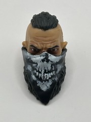 Valaverse Action Force Blackbeard Head With Face Covering Fodder 1/12 Scale