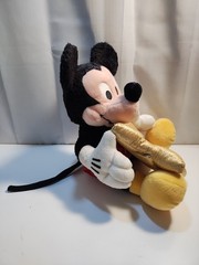 Disney Store Mickey Mouse Plush Holding Gold Star Photo Frame Picture Memories