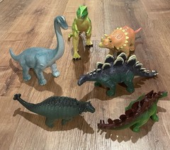 Lot Of 6 Mixed Dinosaur Figurines – Learning Resources, Other – 10″-3″