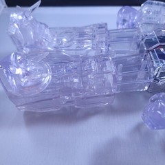 Super7 Cyborg Mighty Morphin Power Rangers Megazord Clear Figure – No Box