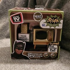 Tiny TV Batman Classics Real Working TV with Top Scenes From the Classic Batman
