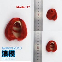 1/6 Artificial Hair Wig Cover For 12″ Female Phicen TBL JO Figure Head Body Toys