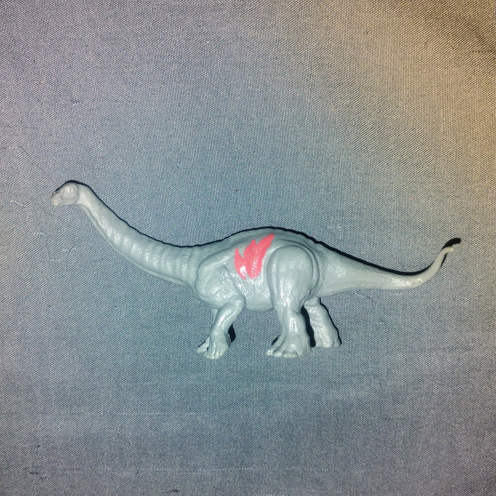 Jurassic World Apatosaurus Dinosaur 4″ Mini Figure Battle Damage Mattel Toy