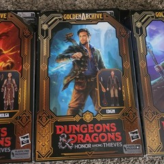 Lot Of 3 Dungeons & Dragons Action Figures Holga Edgin & Simon NEW