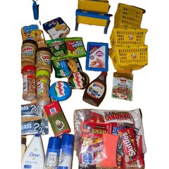 Zuru Mini Brand Toys Lot of Mixed Items Mini Brands Big Lot Shopping Carts Candy
