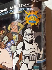 Star Wars Clone Wars Cartoon Network Commemorative DVD Collection Hasbro