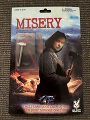 Misery Bad Bunny Custom Sledgehammer Figure Stephen King Card Bubble Horror NEW