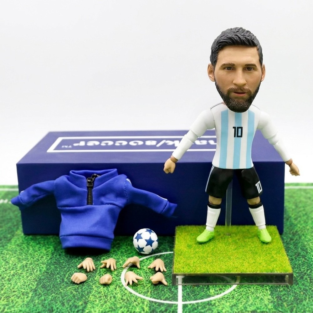 Lionel Messi Argentina Resin Figure 12cm 1/15 Scale World Cup GOAT Collectible