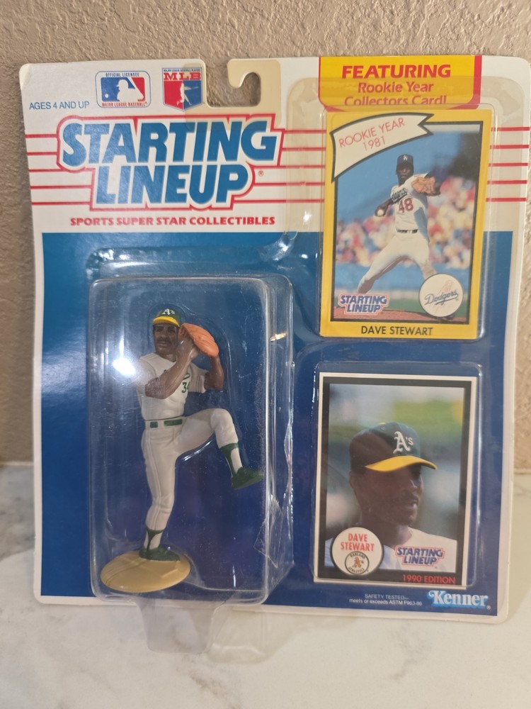 1990 Edition Starting Lineup Dave Stewart Oakland A’s Athletics