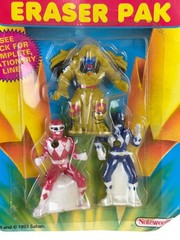 Vintage 90s Mighty Morphin Power Rangers Goldar Eraser NEW IN PACKAGE