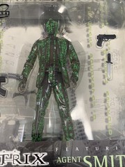 THE MATRIX AGENT SMITH Clear Action Figure WB Toy Vintage 1999 NEW SEALED