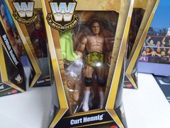WWE Complete Set of 4 Bulldog RVD Bobby Heenan Hennig Elite legends 29 figures