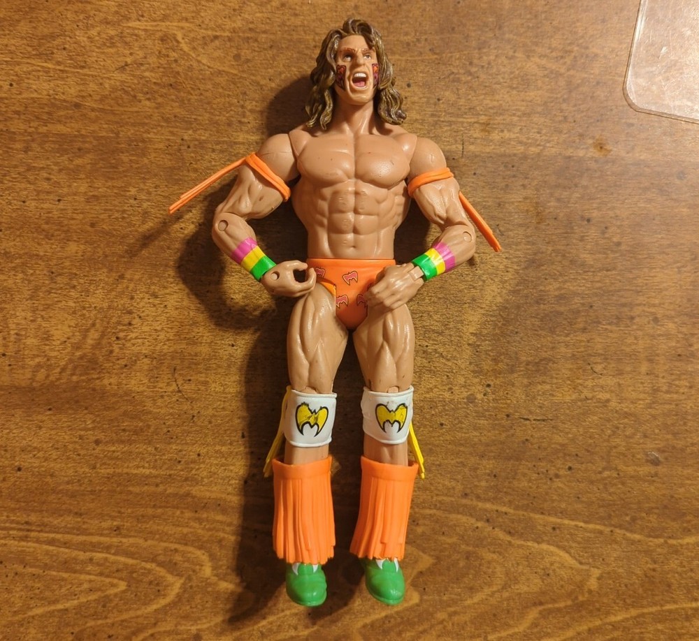 WWE Wrestling Mattel Basic Then Now Forever Series 2 The Ultimate Warrior Figure