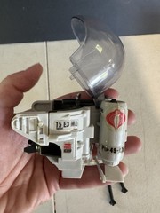 VINTAGE 1985 GI JOE COBRA TRUBBLE BUBBLE FLIGHT POD W BOX & BLUEPRINTS Complete
