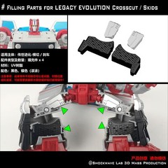 Shockwave Lab Filling Parts Upgrade Kit For Legacy United Evolution Kingdom