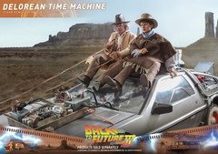Hot Toys Delorean Back To The Future 3 III Time Machine 1/6 Scale Vehicle