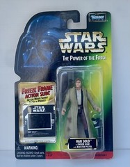 Star Wars Han Solo Action Figure Endor Gear Kenner Freeze Frame Movie Slide