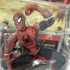 ToyBiz Spider-Man 2: Super Poseable Spider-Man With Wall Mountable Display Base