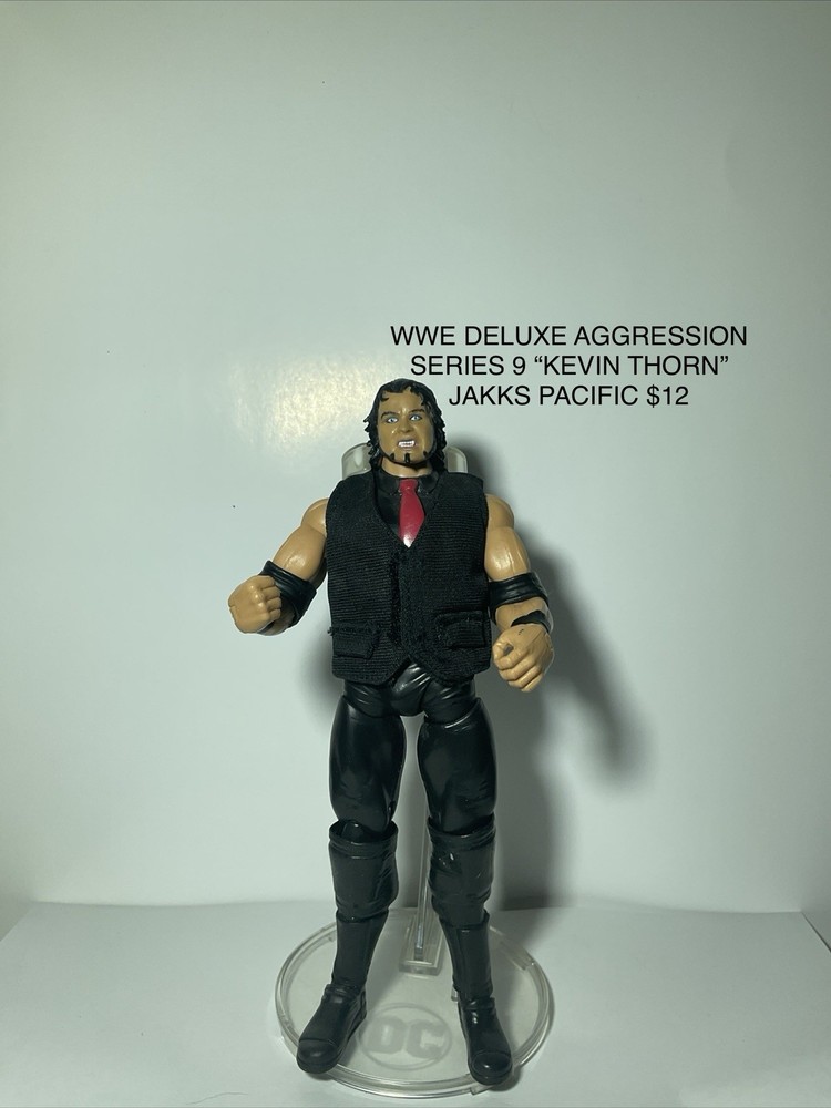 JAKKS PACIFIC WWE KEVIN THORN DELUXE AGGRESSION SERIES 9 ACTION FIGURE