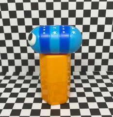 *ULTRA RARE* Bonkers Toys Slither.io Mini Mystery Squishy Slither Series 2 Blue