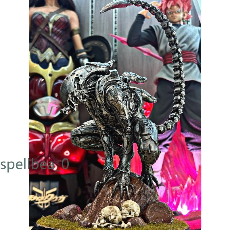 Alien Predator Mechanical Xenomorph Statue Action Figure Collectible Model Gift