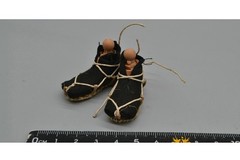 King of Cat kc002 1/6 Scale Red Armour Japanese Samurai Sandals Model