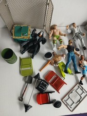 WWE WWF WCW ECW ACTION FIGURE LOT – 41 PIECES TITAN TRON