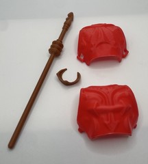 Vintage King Randor REPRO Staff & Crown & Armor MOTU Masters of the Universe