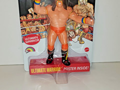 New WWE WWF LJN Superstars ULTIMATE WARRIOR Black Card Wrestling Figure Mattel
