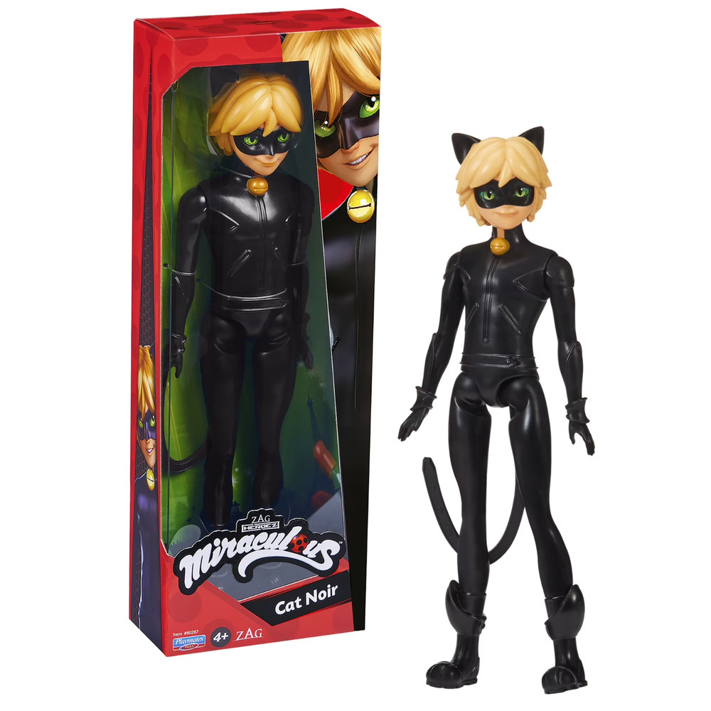 Miraculous Cat Noir Hero Figure 11″ Action Doll {2023}