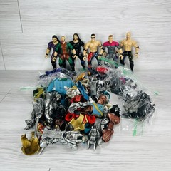WWE Stomp Accessories Lot Figure Weapons Rock Stone Cold Undertaker Space WWF