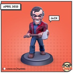 Jack | POP | CHIBI | 60mm base | 1:20 | 3D print | Model Kit