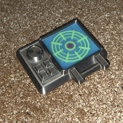 Custom Glow-in-the-Dark targeting computer for Origins Collector Vehicle