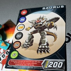 Bakugan Saurus 250g Green Ventus B1 Classic Battle Brawlers Plus Card