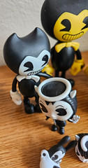 Bendy & the Ink Machine PVC Figure Lot PhatMojo Meatly Games Alice Angel Bendy