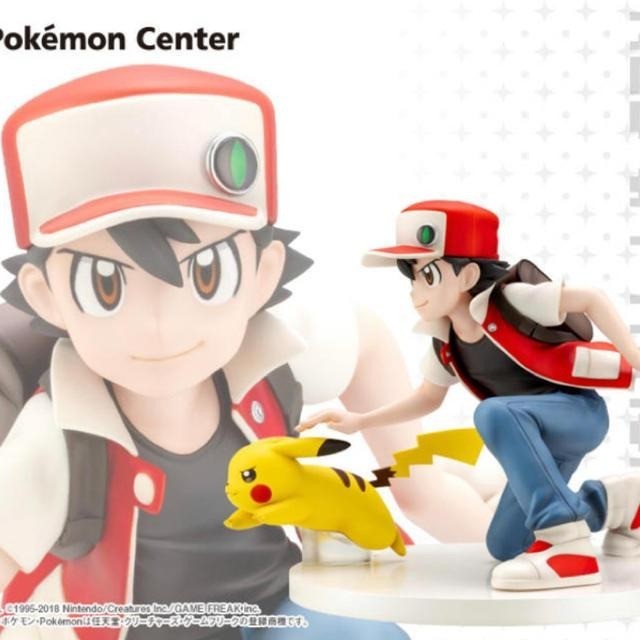 New Kotobukiya Pokemon center Red Pikachu Figure Pocket Monster Japan