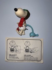 Snoopy Skediddler Vintage Peanuts 1968 Mattel Walking Toy Red Baron Instructions