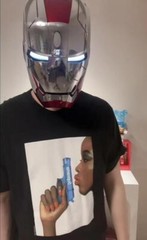 AUTOKING Iron Man MK5 1:1 Helmet Wearable Voice-control Mask Toy Gifts Cosplay