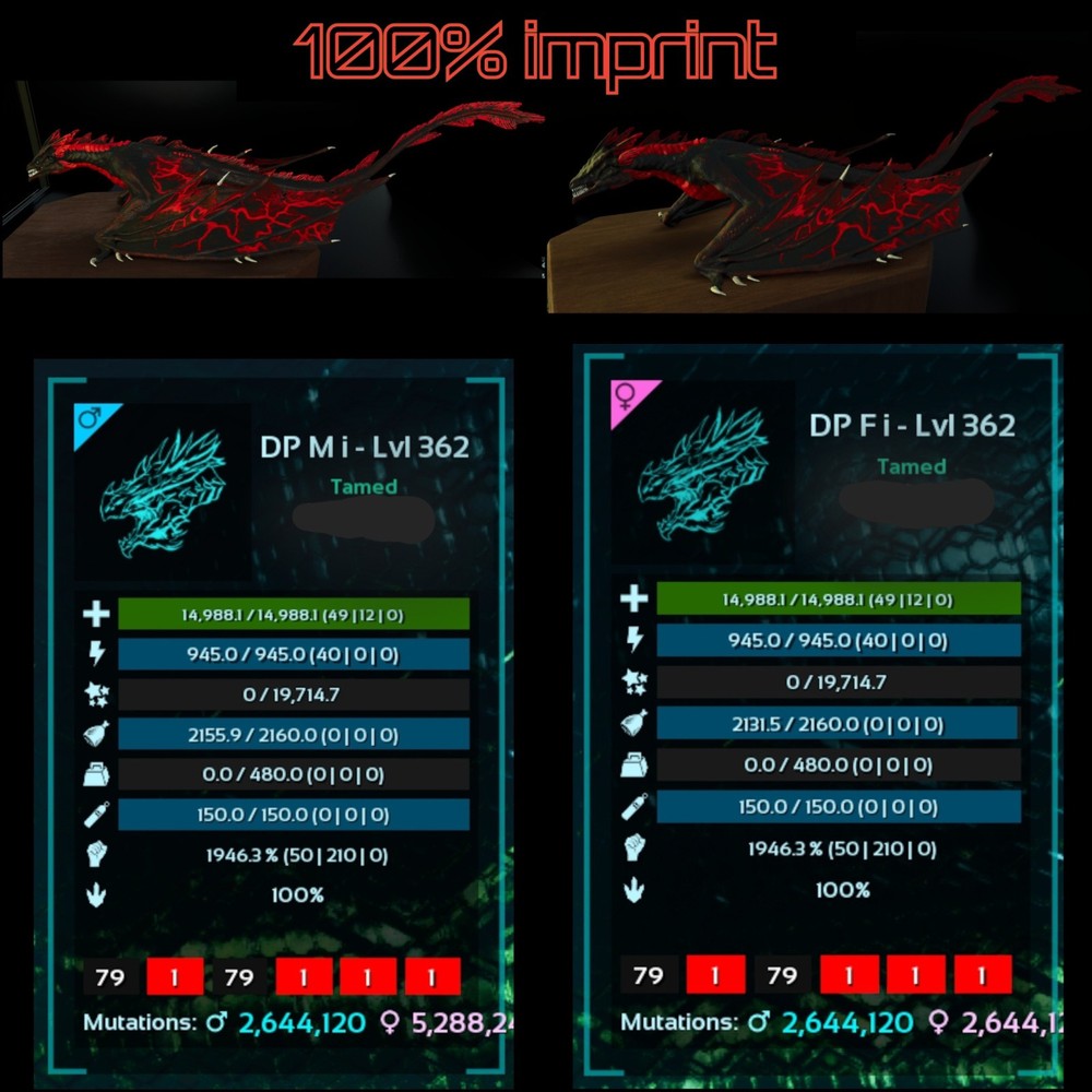 Ark Survival Ascended PVE Lightning Wyvern TOP STATS
