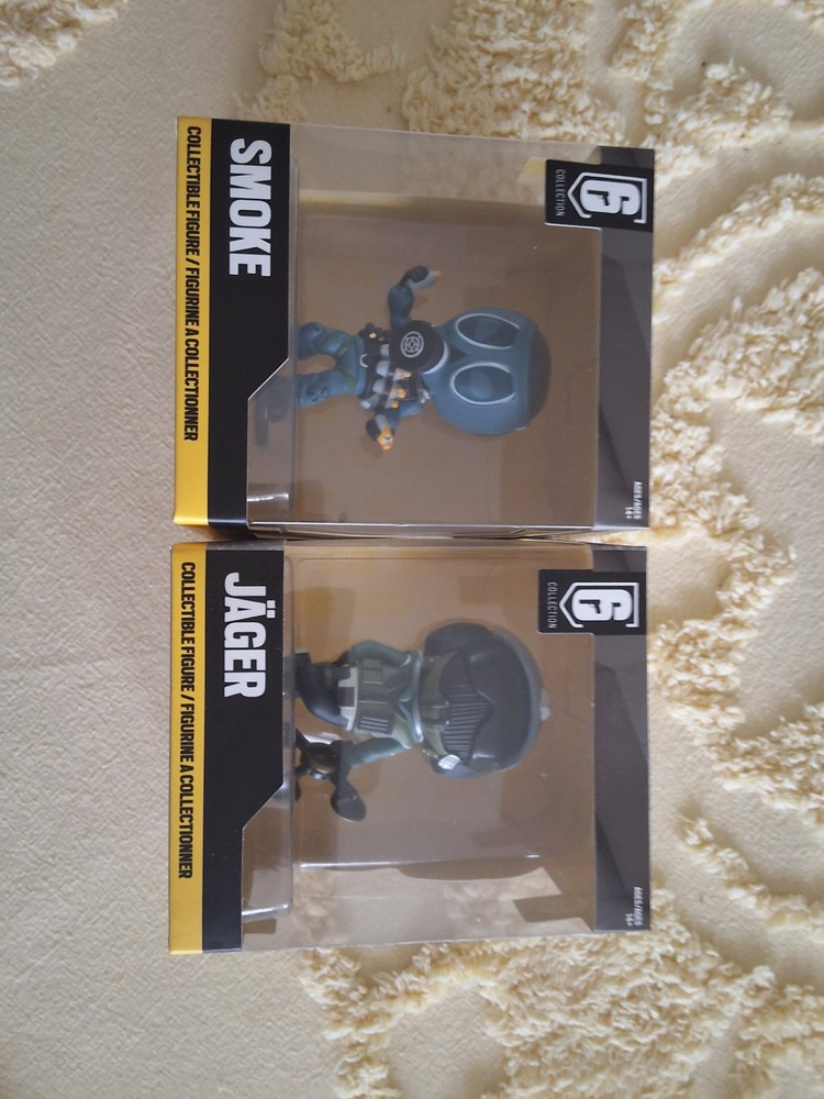 Rainbow Six Siege Chibi Figures (Smoke and Jager) Brand New
