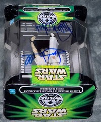 Mark Hamill & Carrie Fisher STAR WARS Hasbro Action Figure Signed Toy Auto PSA