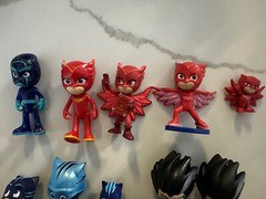 PJ Masks Toys Lot Of 10 Action Figure Varies In Size Up To 4” Tall